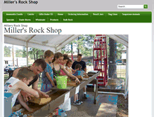 Tablet Screenshot of millersrockshop.com